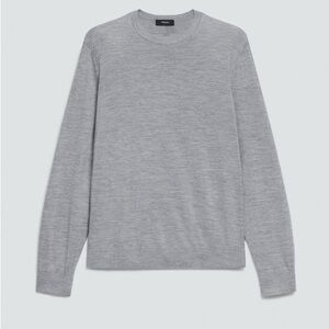 Theory Crewneck Sweater Grey Size Large